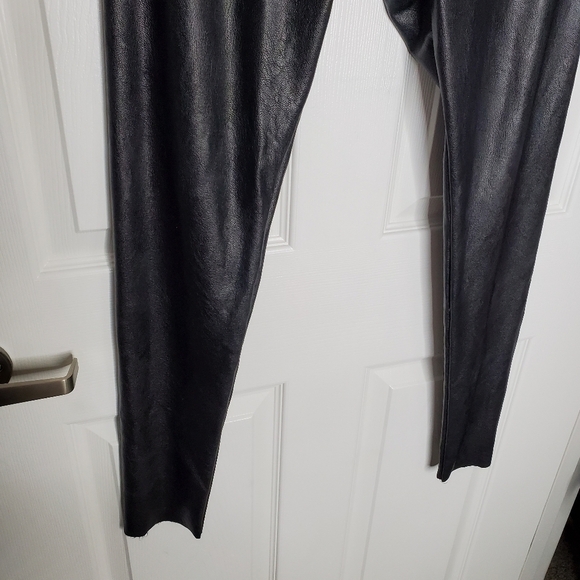 Commando Revolve Perfect Control Black High Rise Faux Leather Leggings - Picture 9 of 10